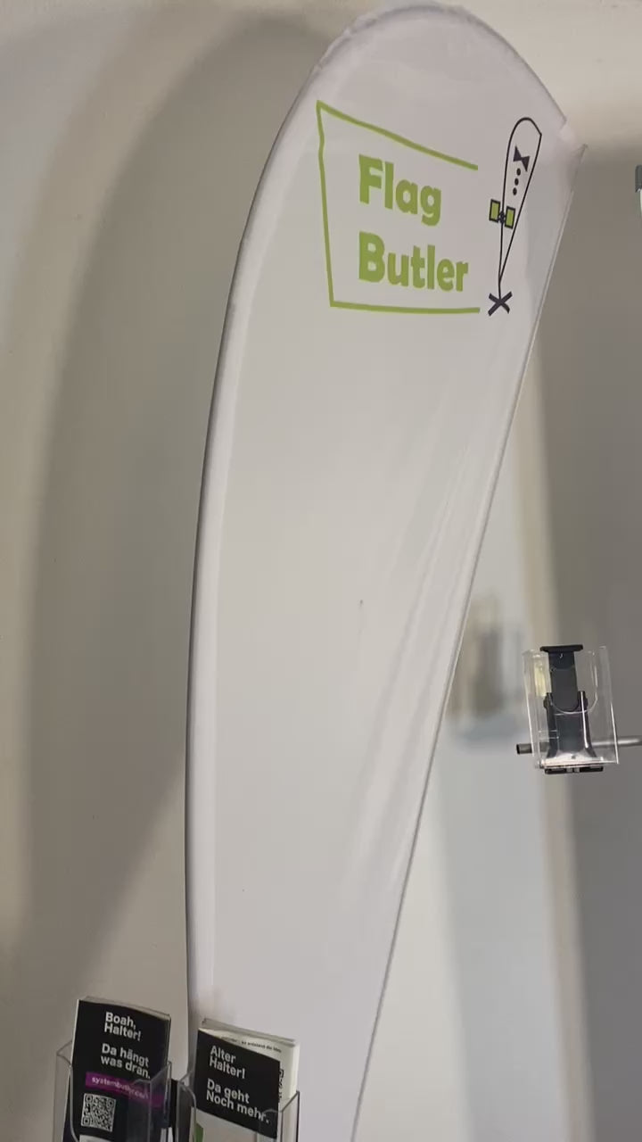 SYSBU 3 DIN A4 Prospekthalter für Banner und Beachflags