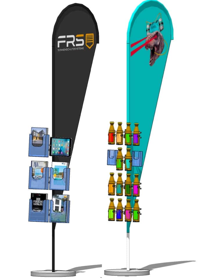 Mobile Werbetechnik für den kompakten Messestand